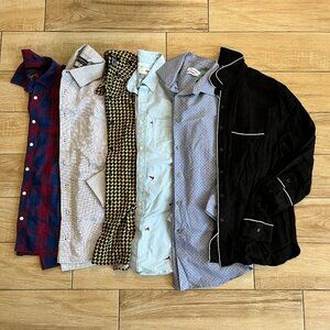 Mens Bundle of 6 Long Sleeve Tops - M